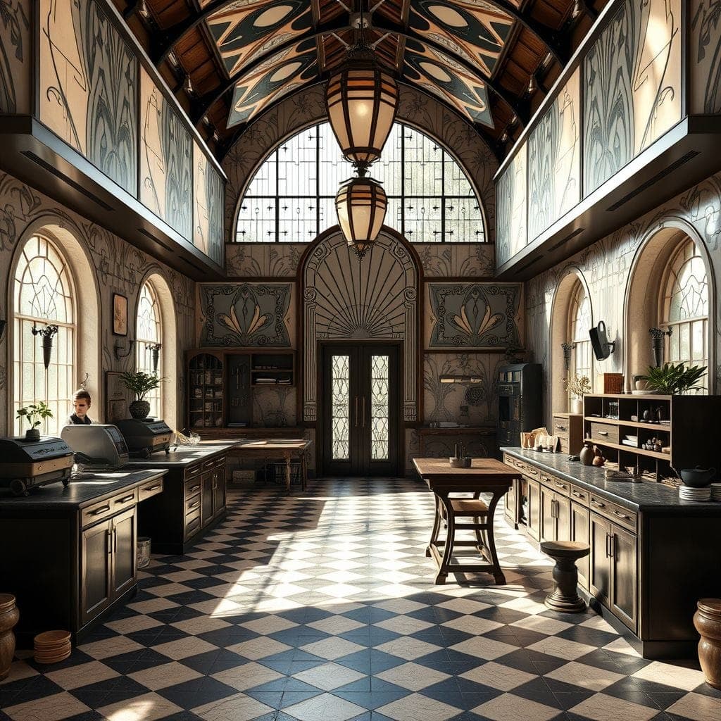 Art Deco Workshop design example 2