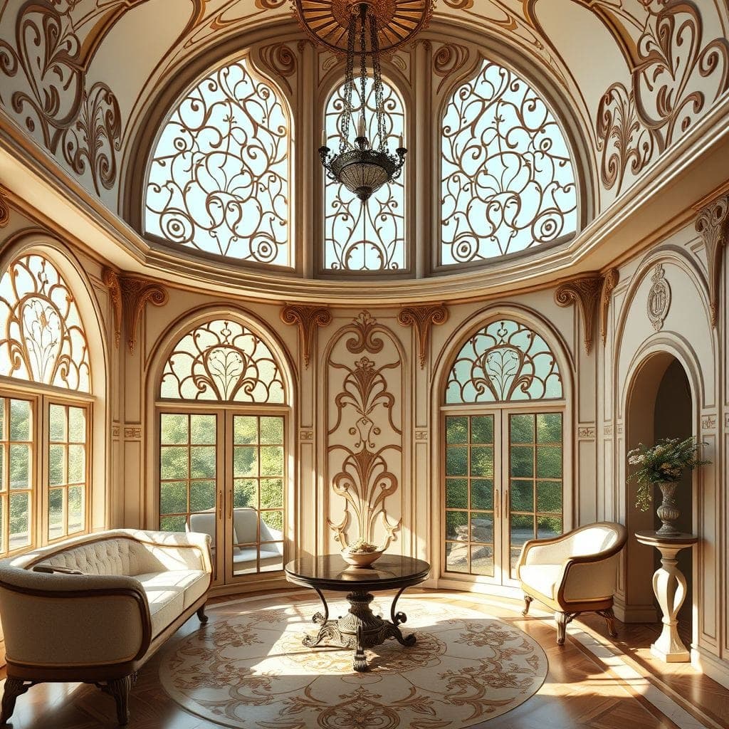 Art Nouveau  design example 1