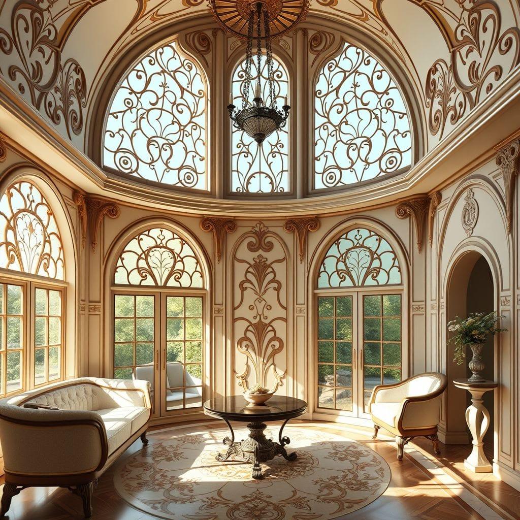 Art Nouveau  design example 1