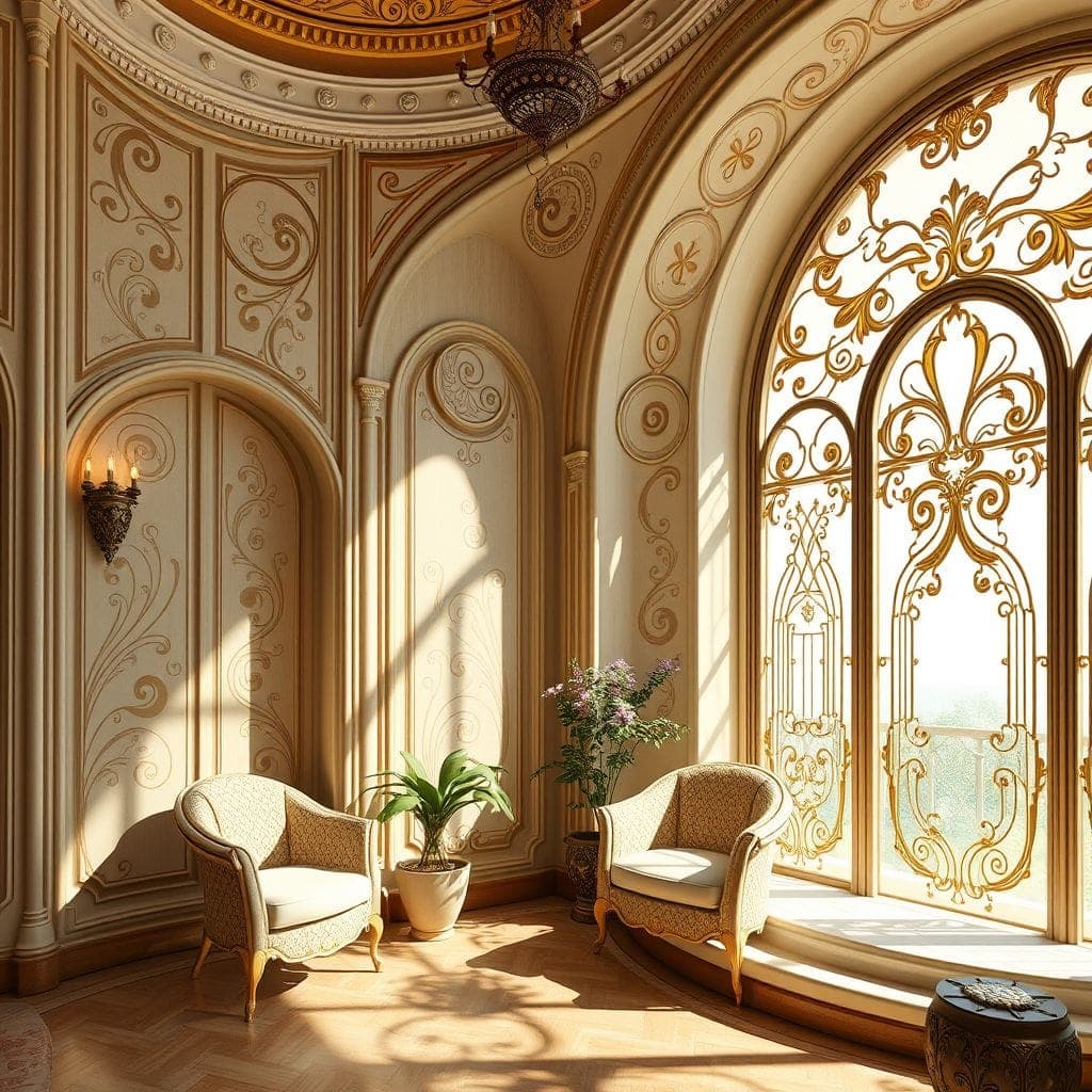 Art Nouveau  design example 2