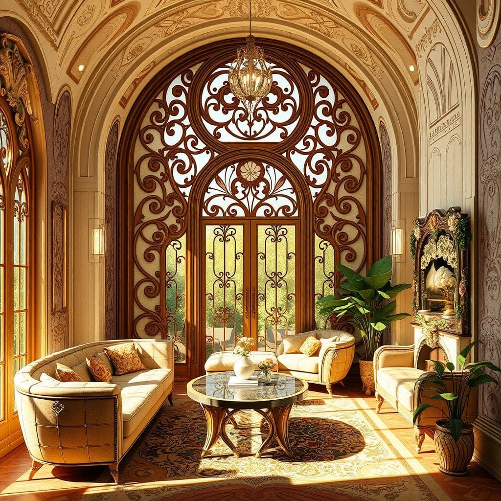 Art Nouveau  design example 3