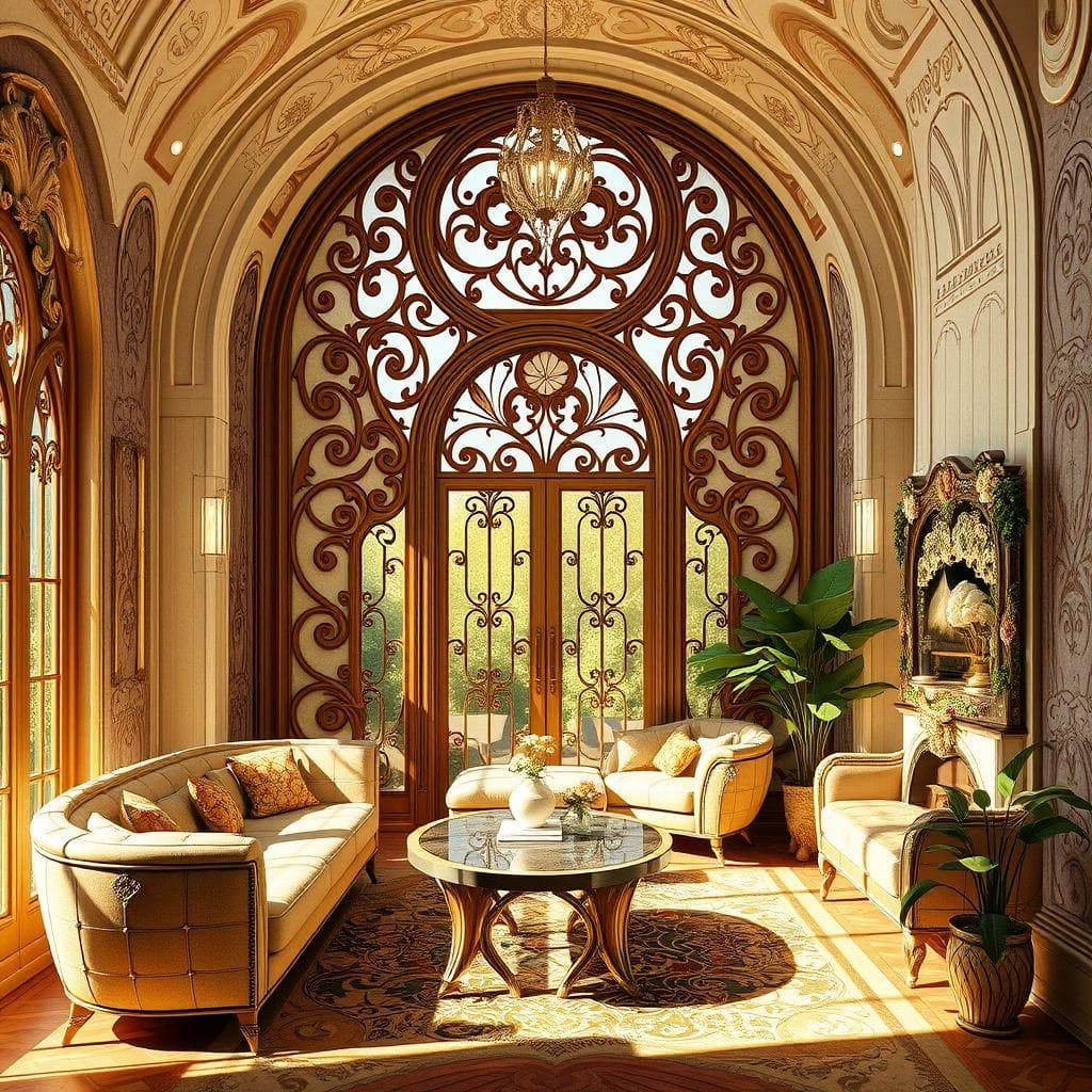 Art Nouveau  design example 3