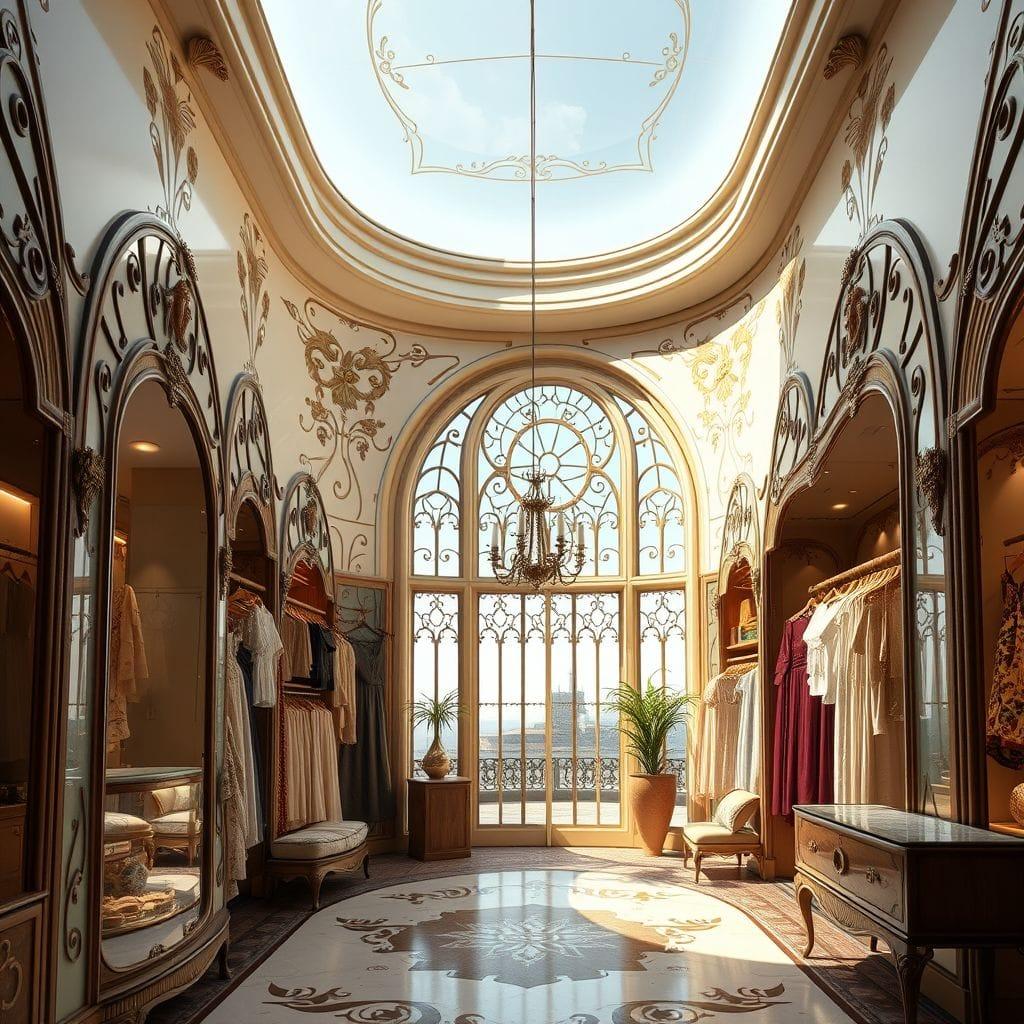 Art Nouveau Clothing Store design example 4
