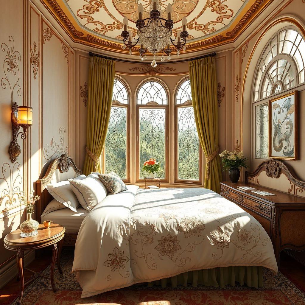 Art Nouveau Guest Room design example 3