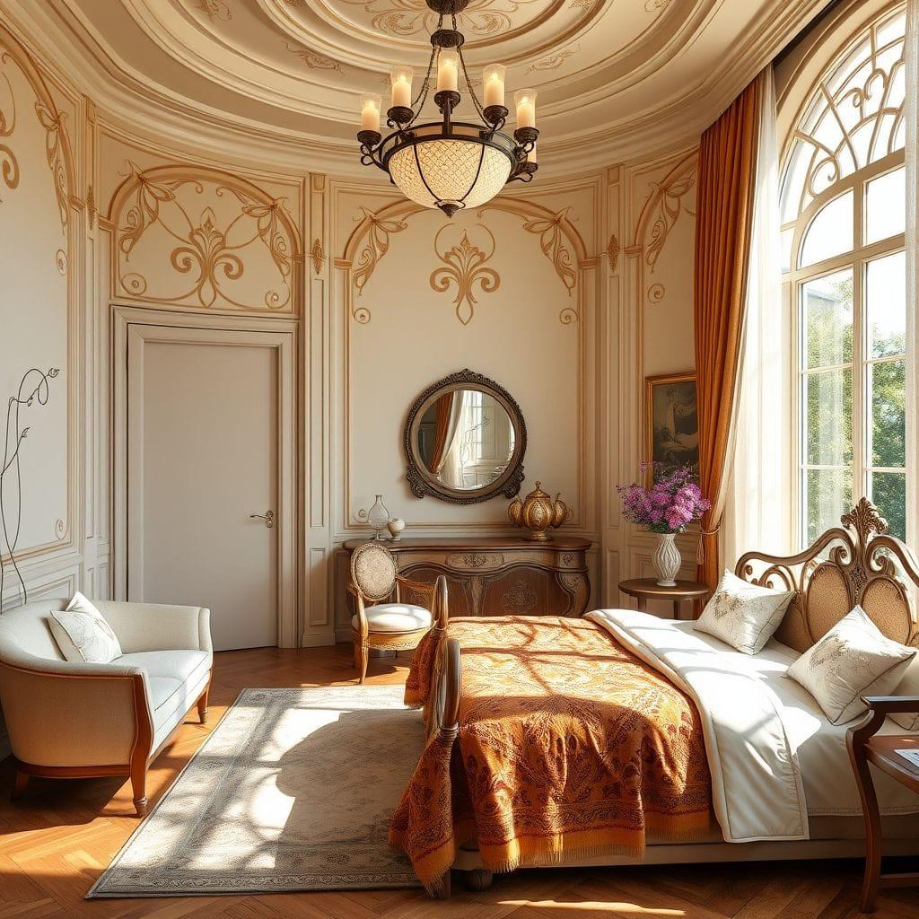 Art Nouveau Guest Room design example 4
