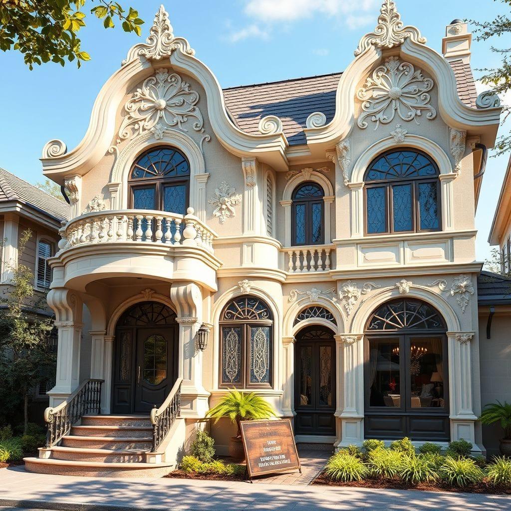 Art Nouveau House Exterior design example 3