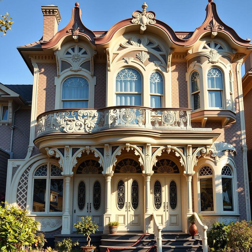 Art Nouveau House Exterior design example 4