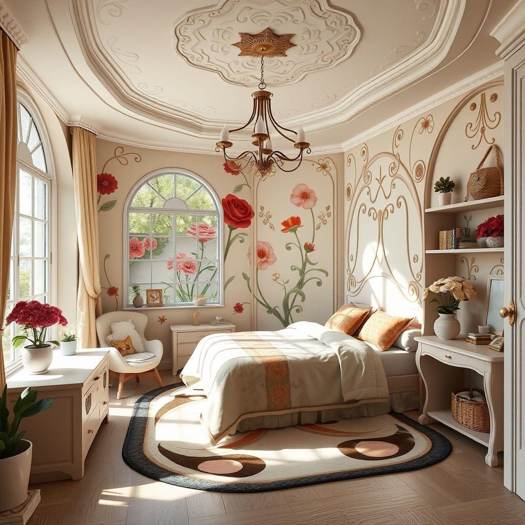 Art Nouveau Kids Room design example 3