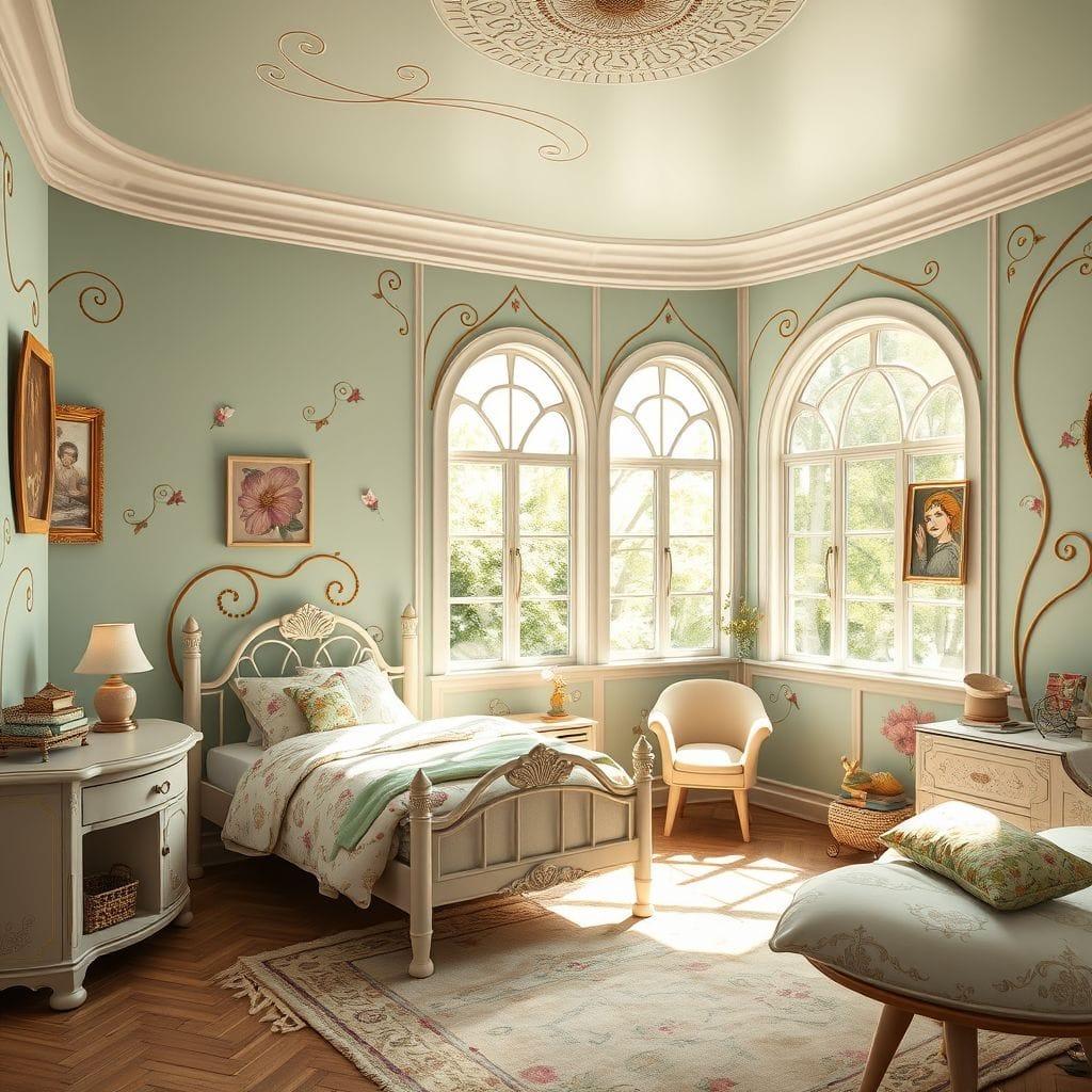 Art Nouveau Kids Room design example 4