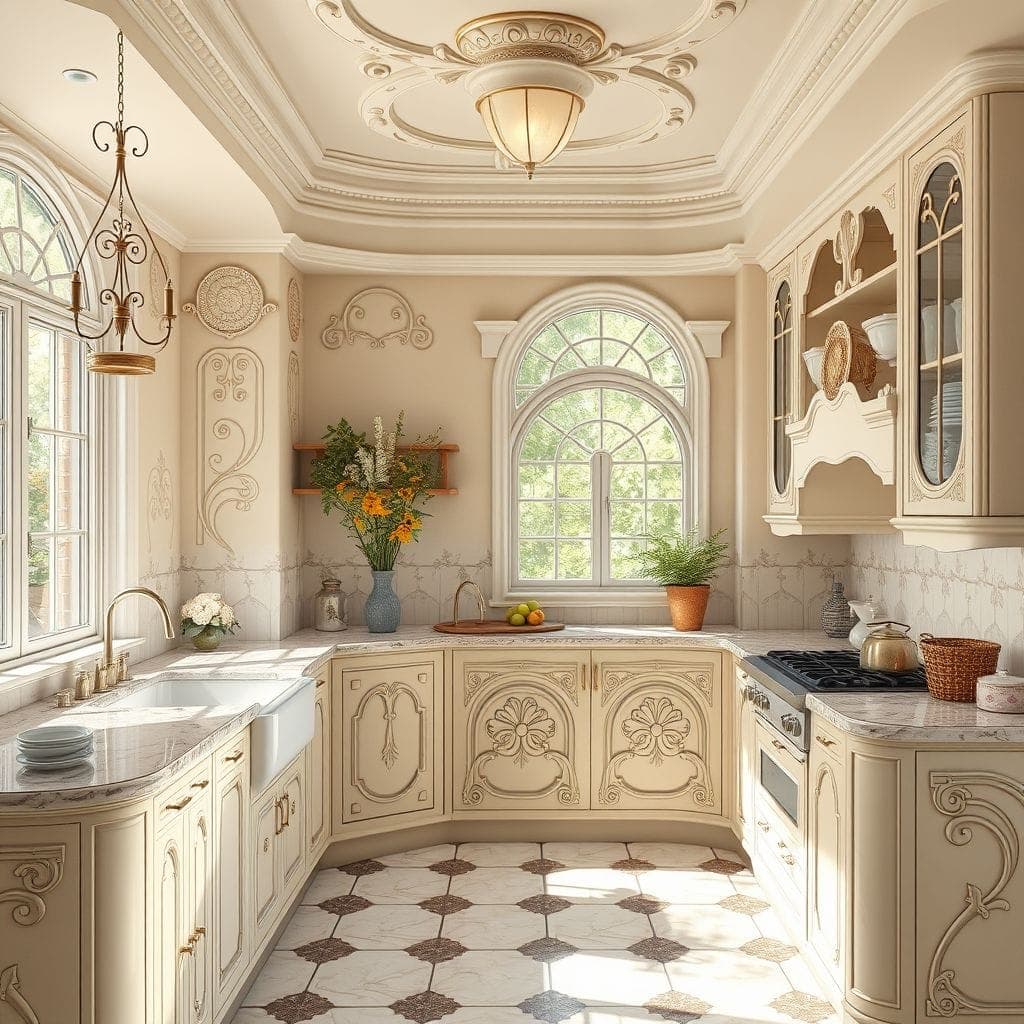 Art Nouveau Kitchen design example 2