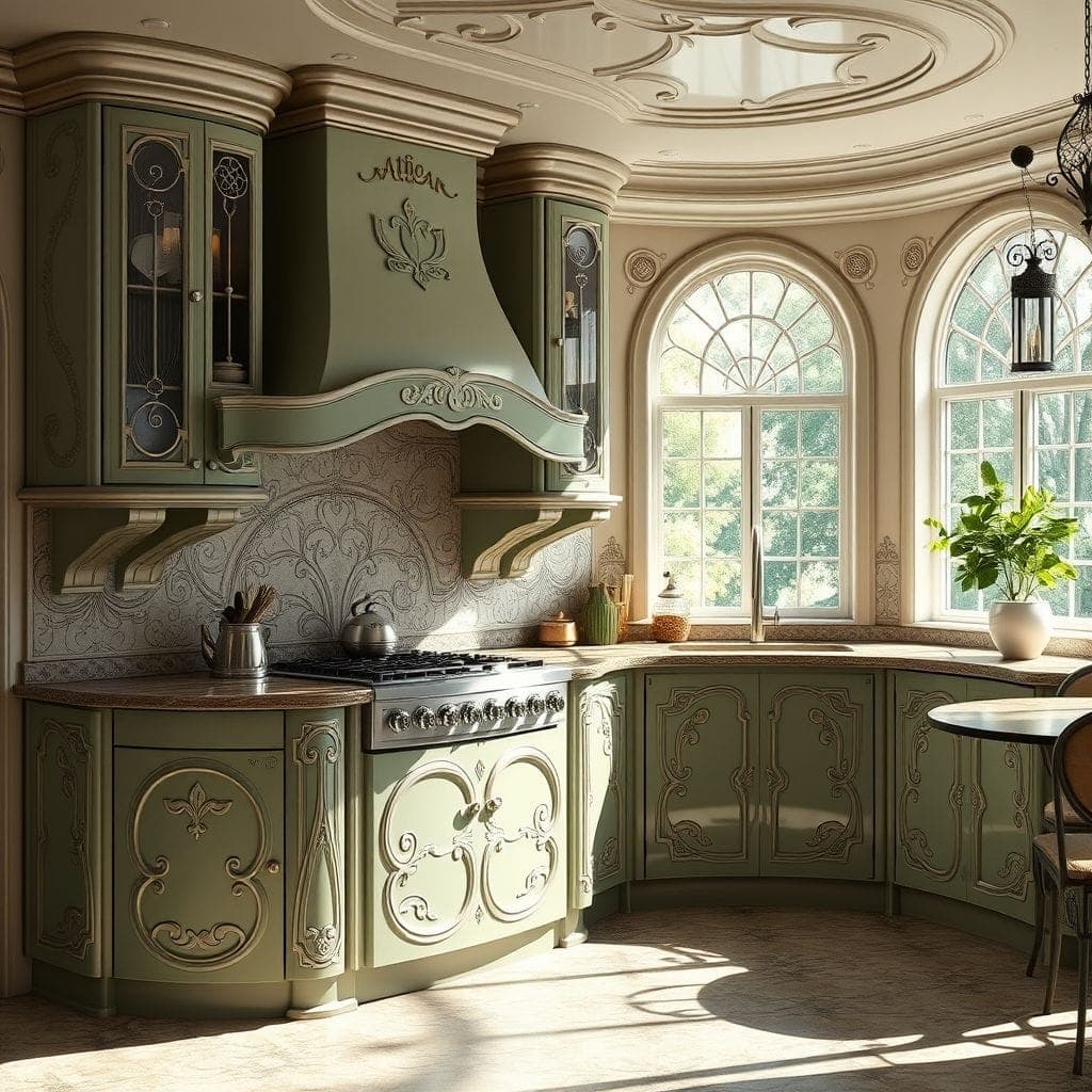 Art Nouveau Kitchen design example 3