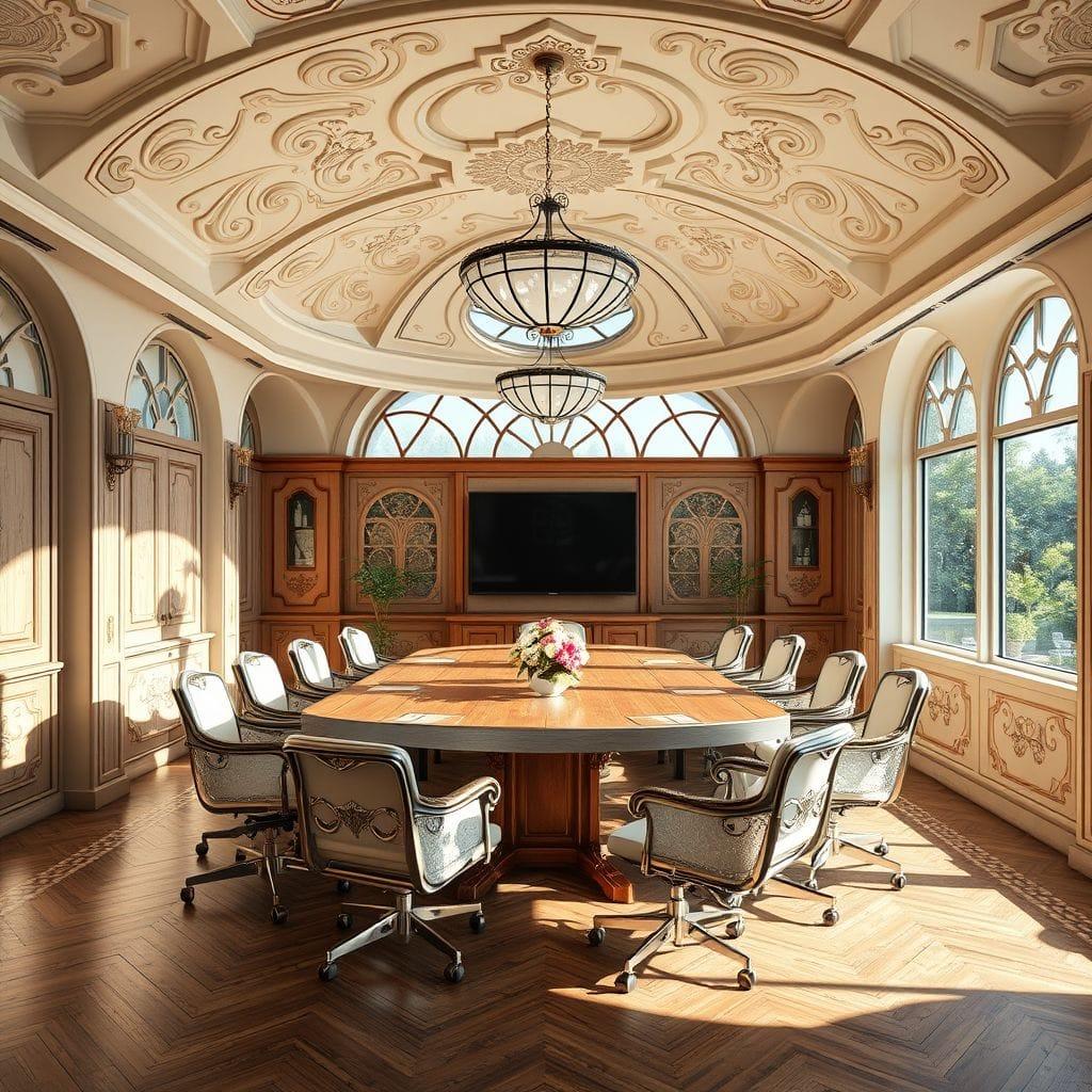 Art Nouveau Meeting Room design example 1