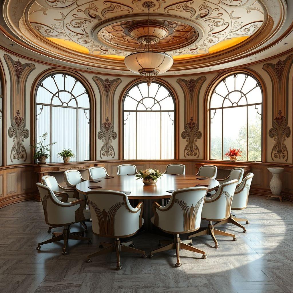 Art Nouveau Meeting Room design example 3