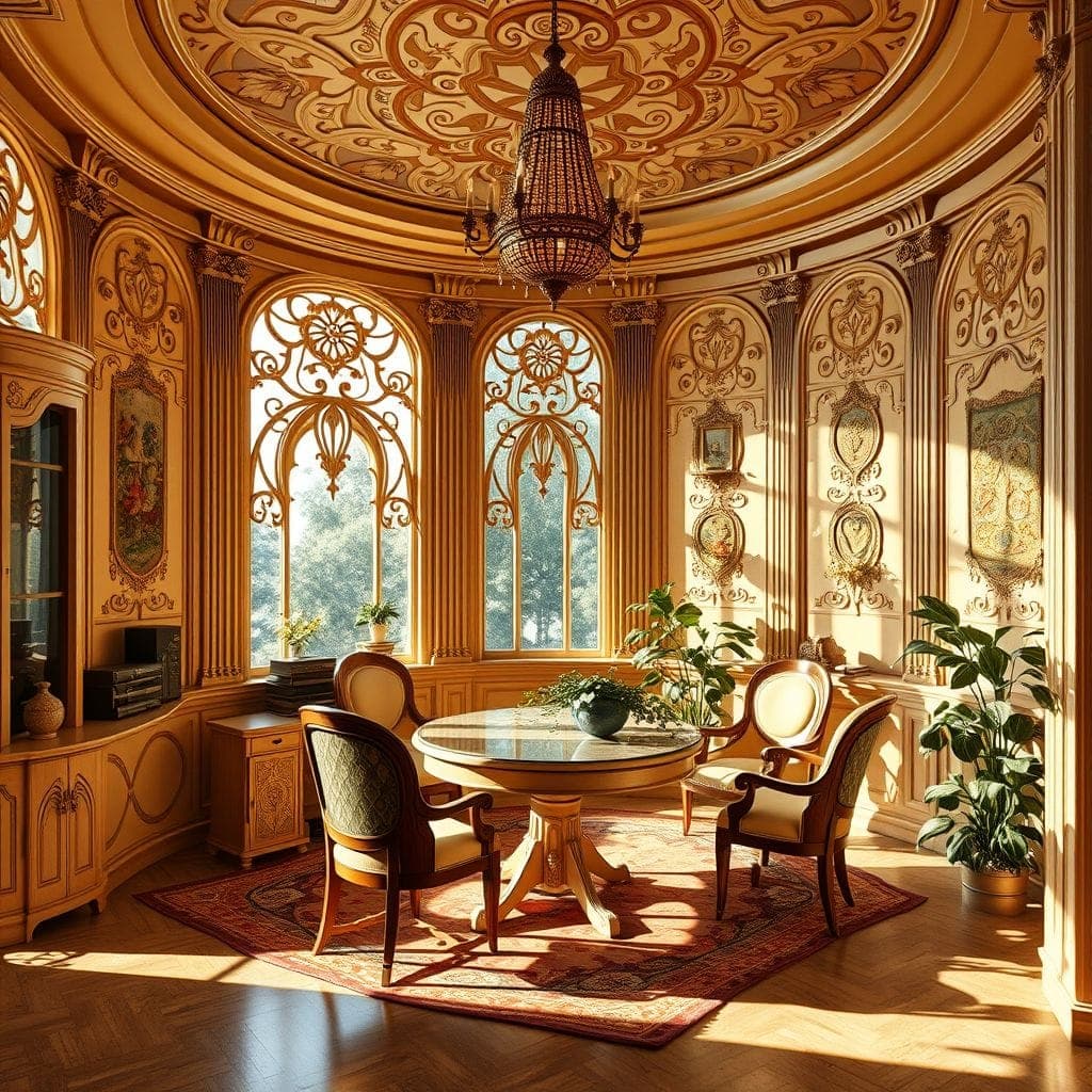 Art Nouveau Office design example 1