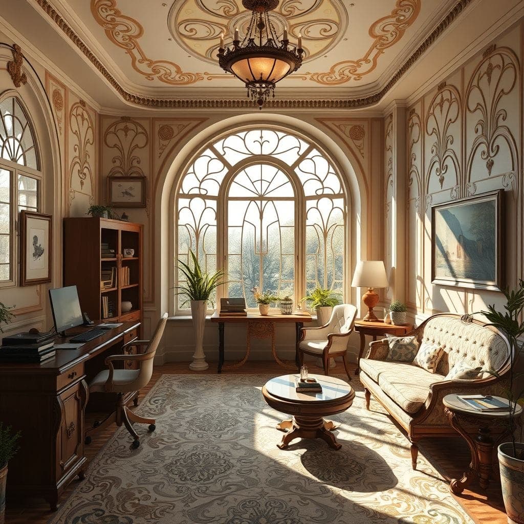 Art Nouveau Office design example 3