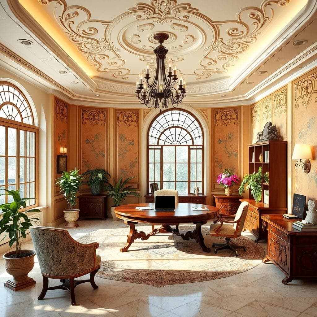 Art Nouveau Office design example 4