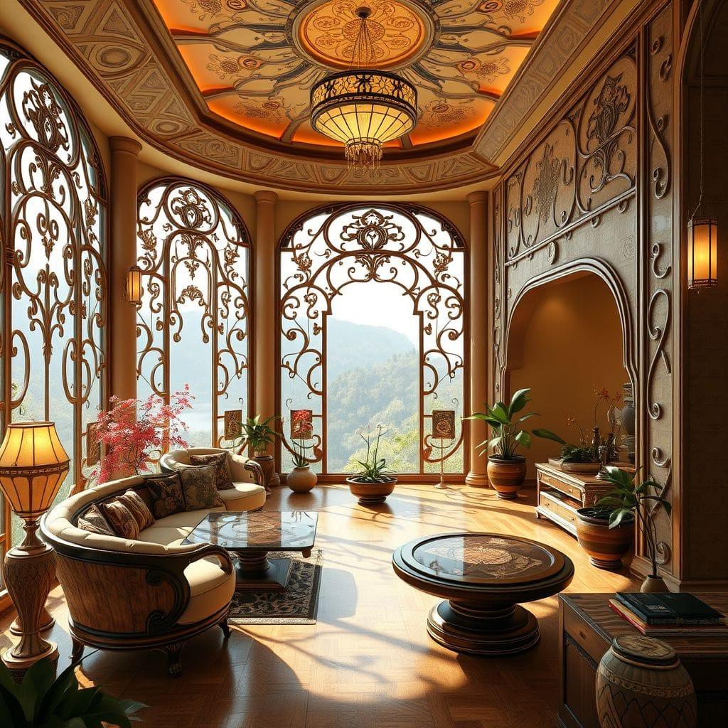 Art Nouveau Onsen design example 3