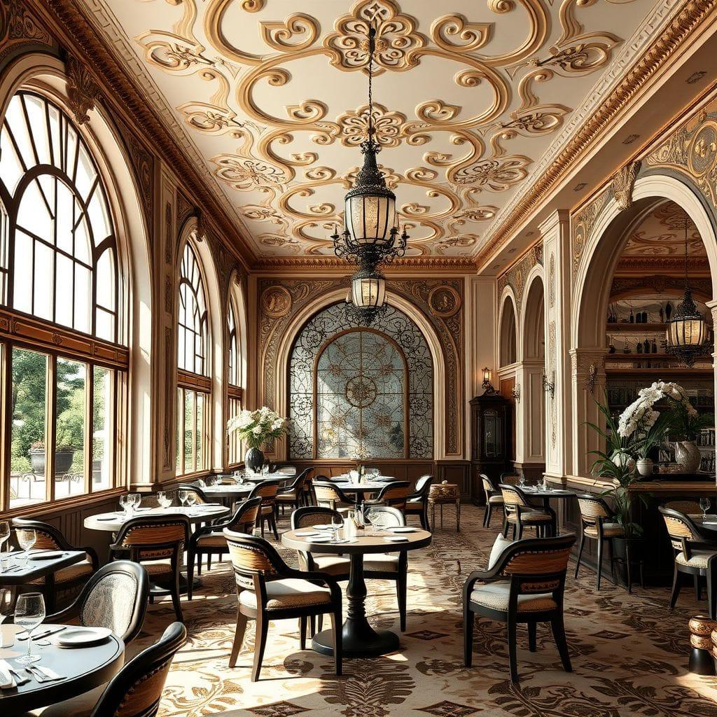 Art Nouveau Restaurant design example 1