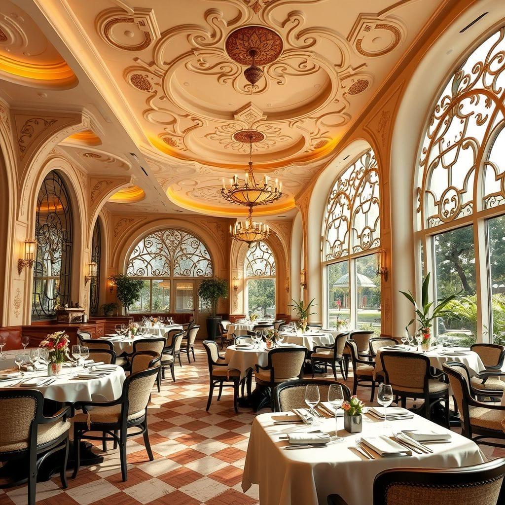 Art Nouveau Restaurant design example 2