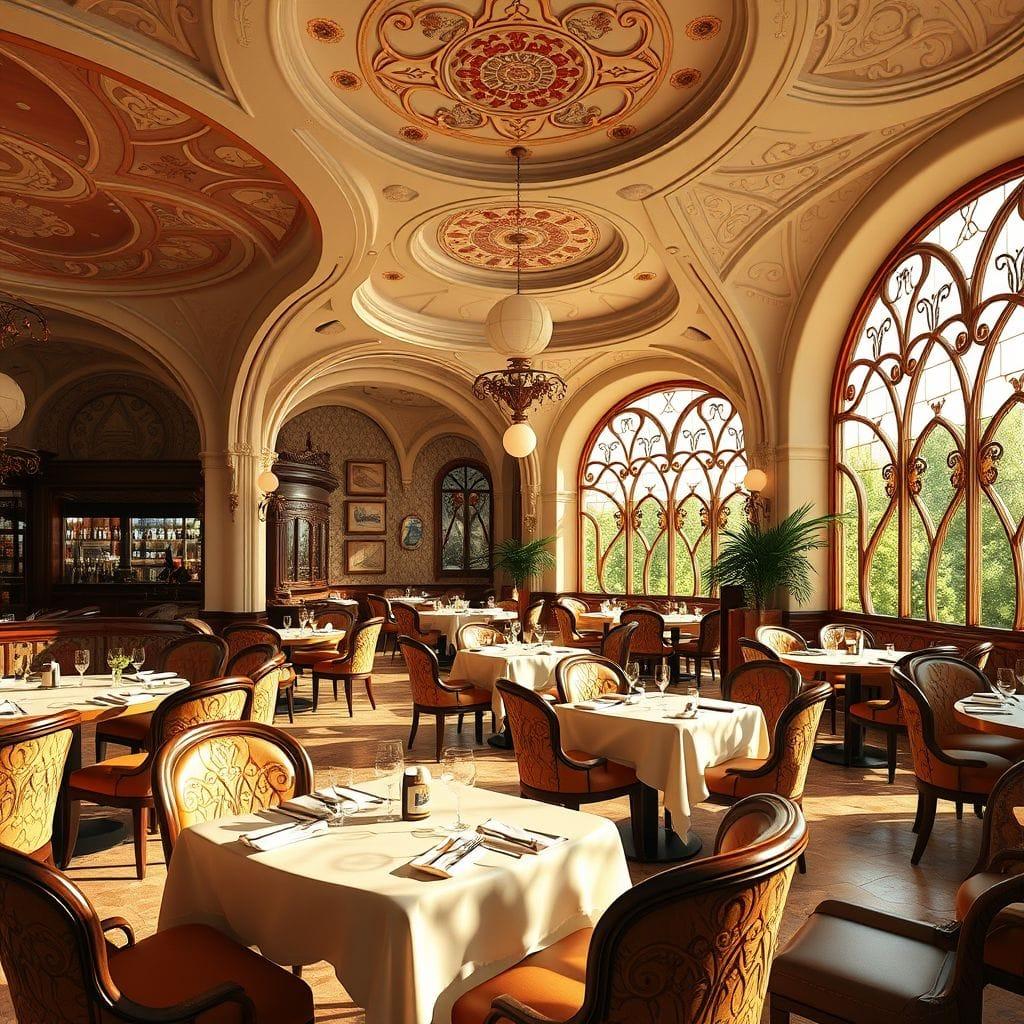 Art Nouveau Restaurant design example 4