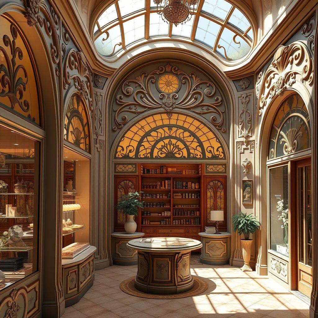 Art Nouveau Store design example 3