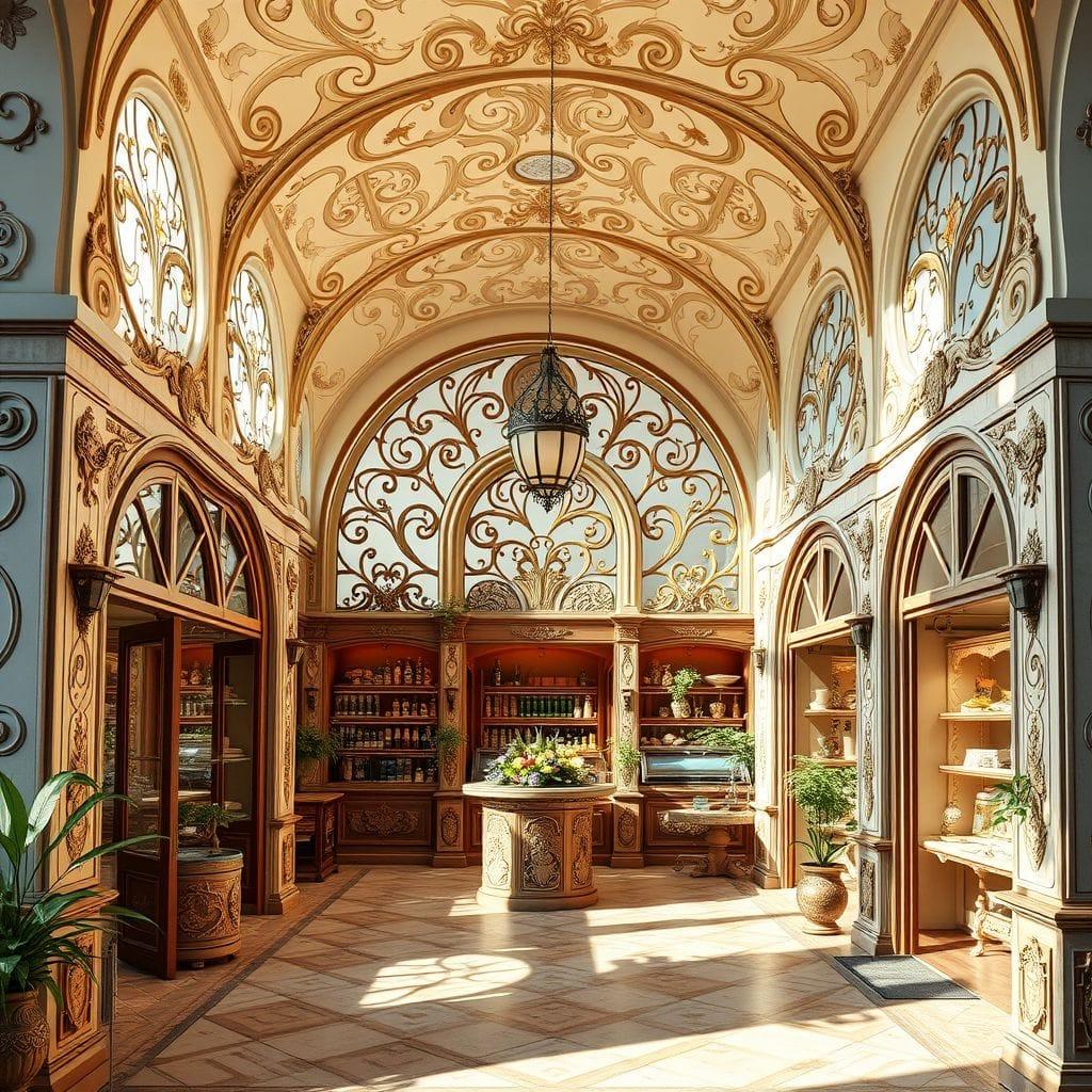 Art Nouveau Store design example 4