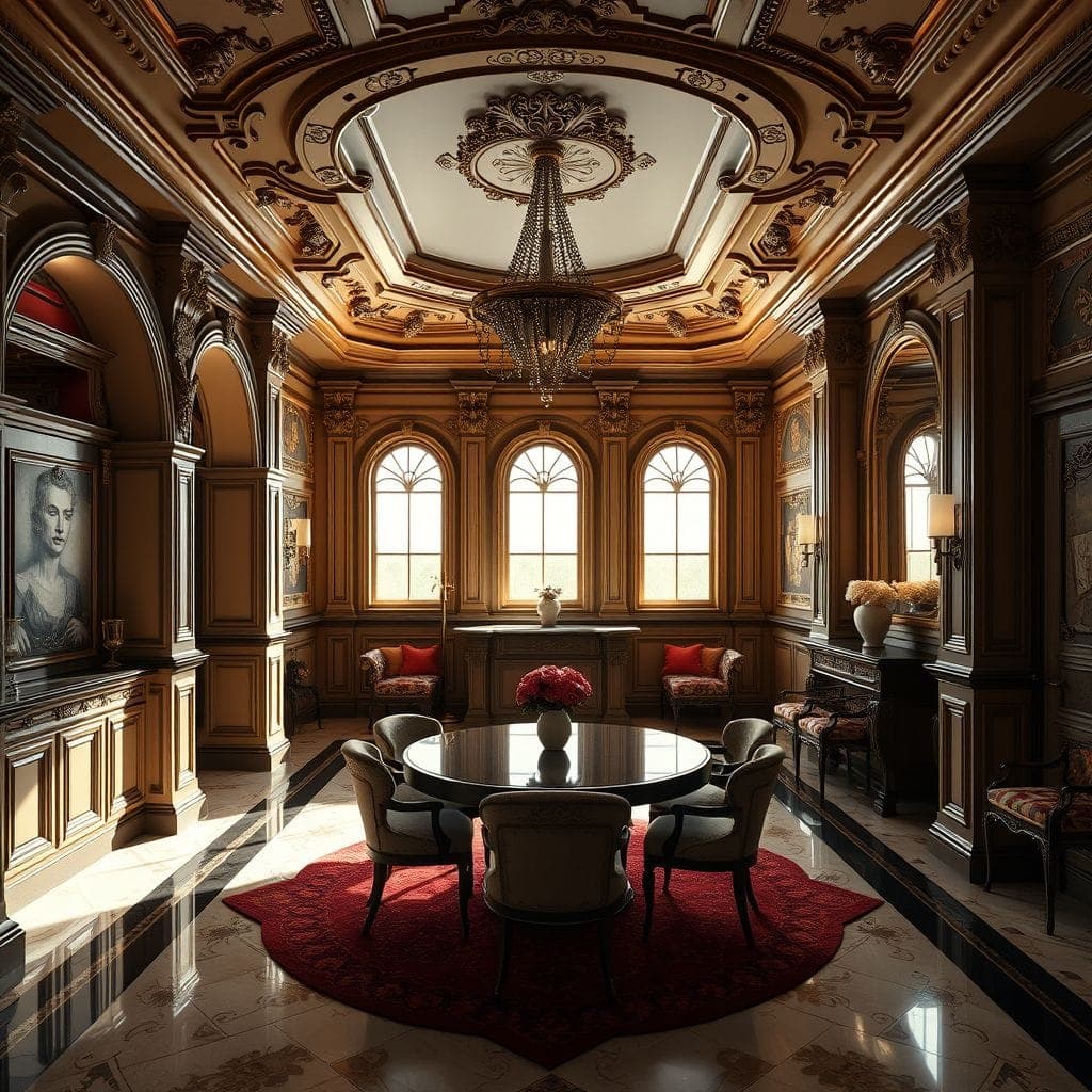 Baroque Basement design example 3