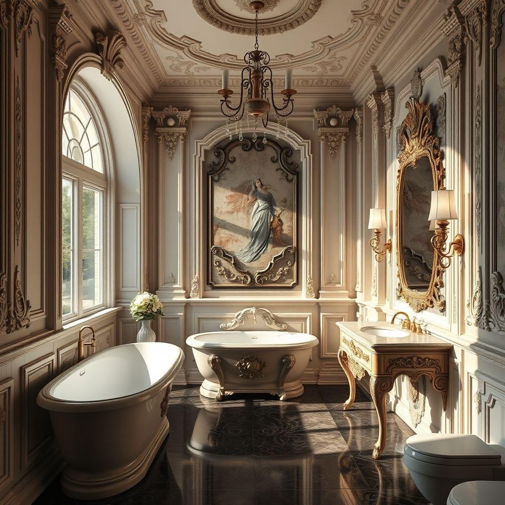 Baroque Bathroom design example 1