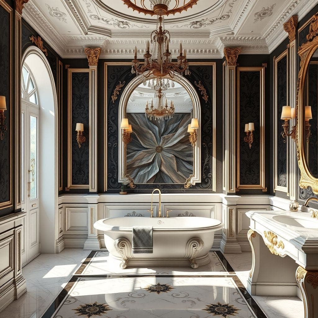 Baroque Bathroom design example 3