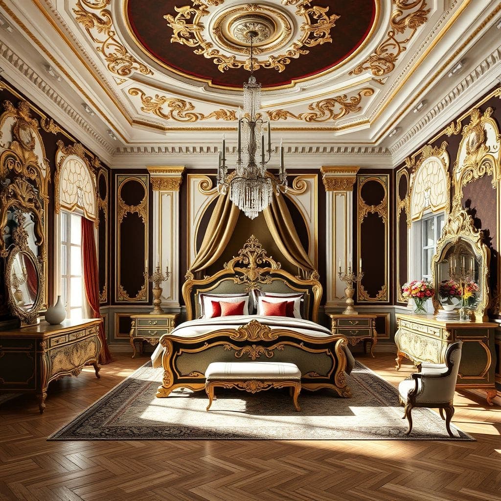 Baroque Bedroom design example 2