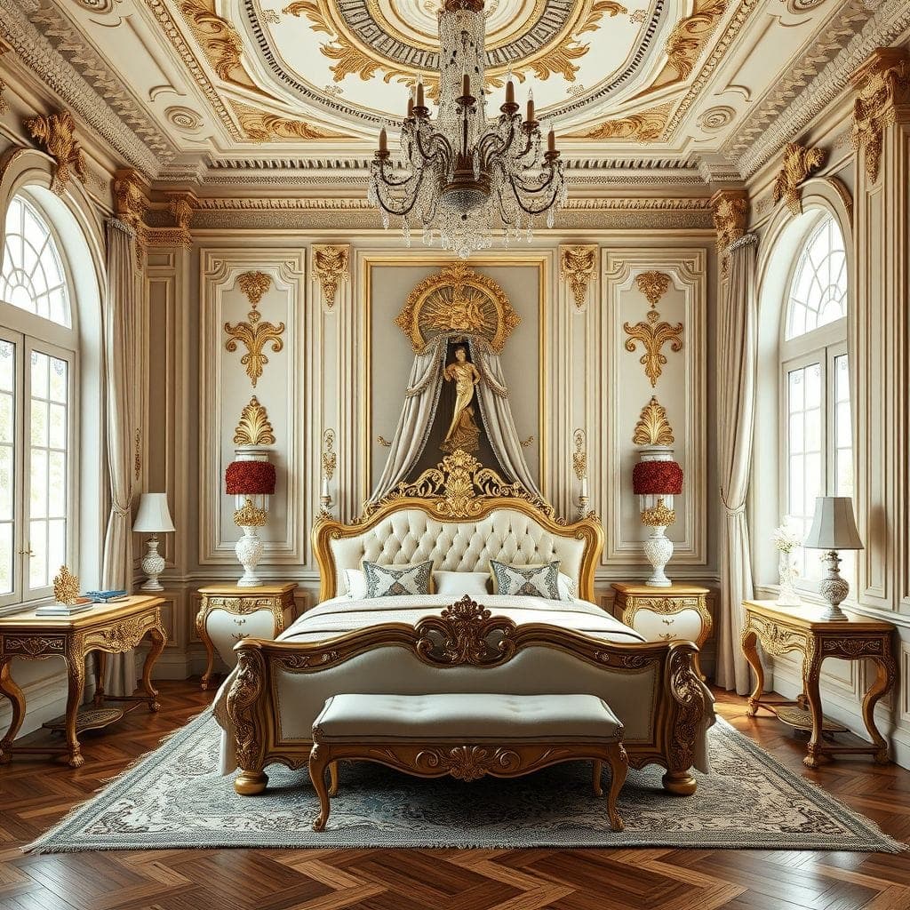 Baroque Bedroom design example 4
