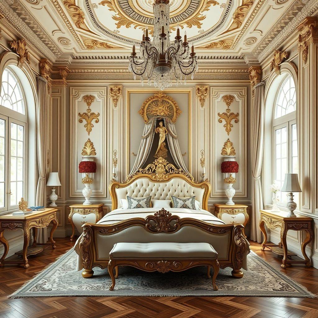 Baroque Bedroom design example 4