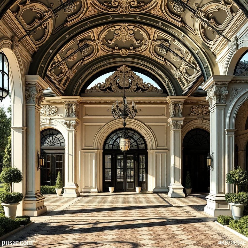 Baroque Carport design example 1