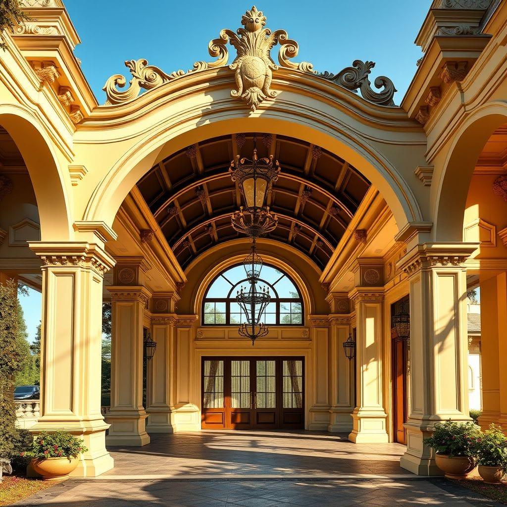 Baroque Carport design example 2
