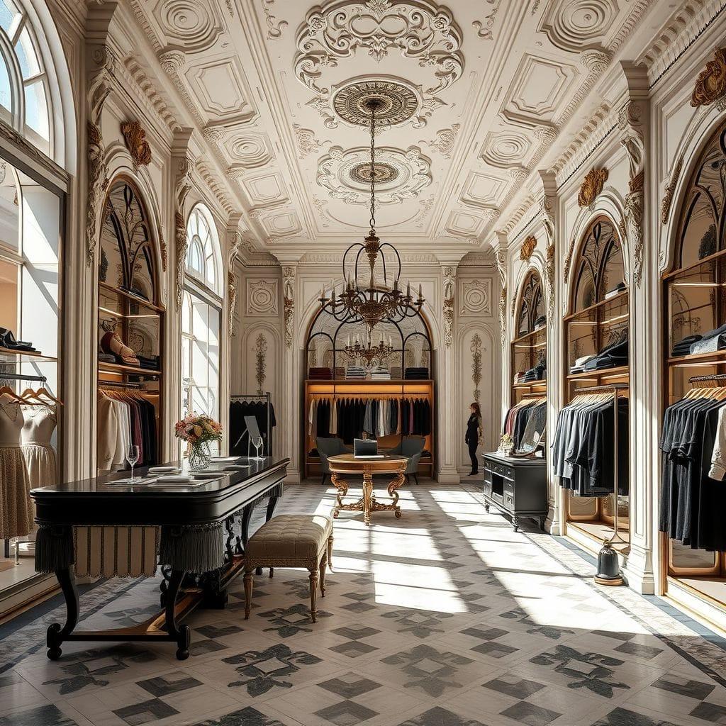 Baroque Clothing Store design example 3