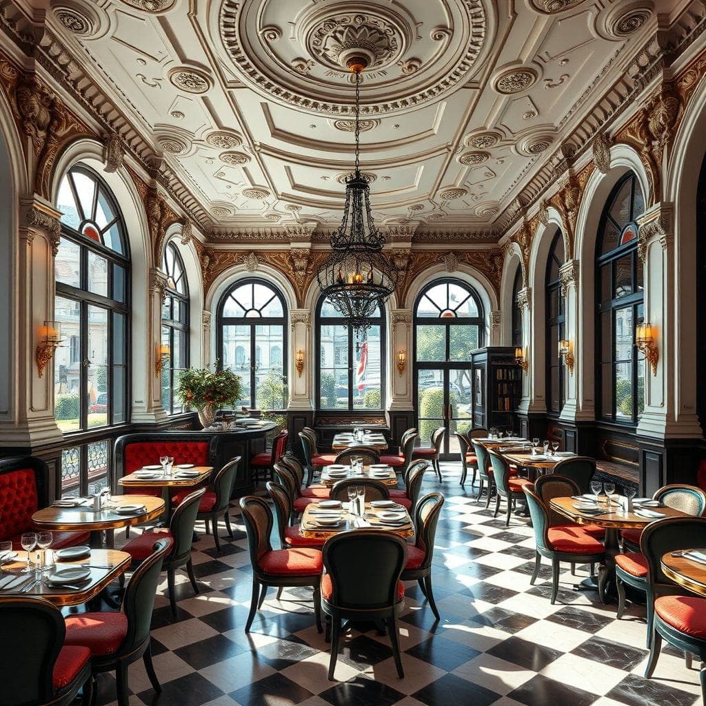 Baroque Coffee Shop design example 1