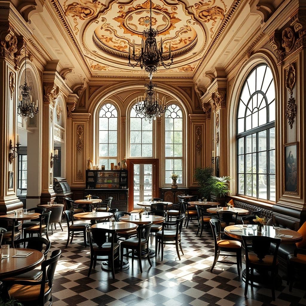 Baroque Coffee Shop design example 4