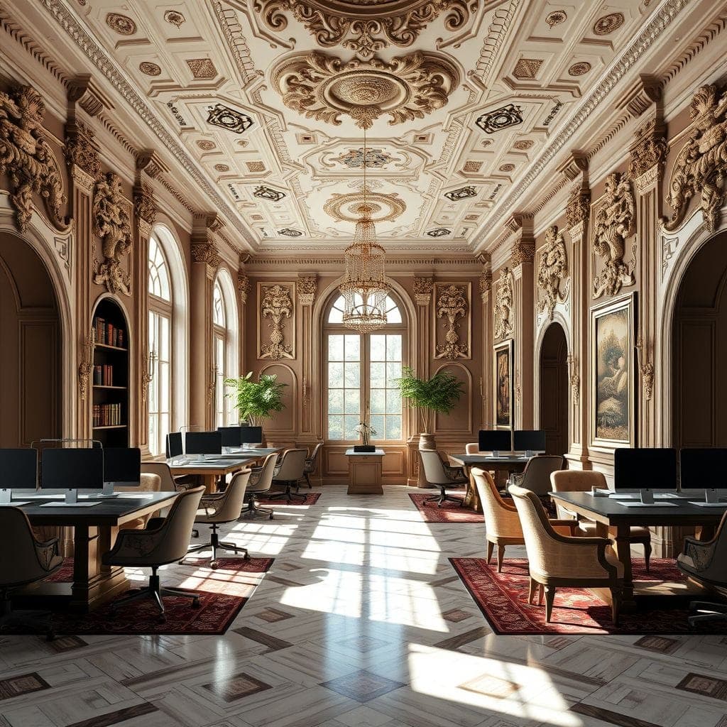 Baroque Coworking Space design example 1