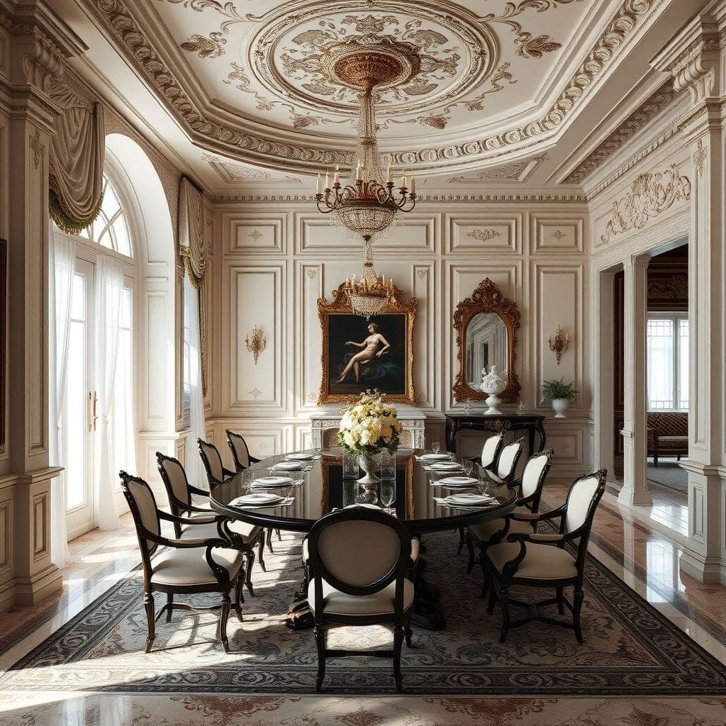 Baroque Dining Room design example 1
