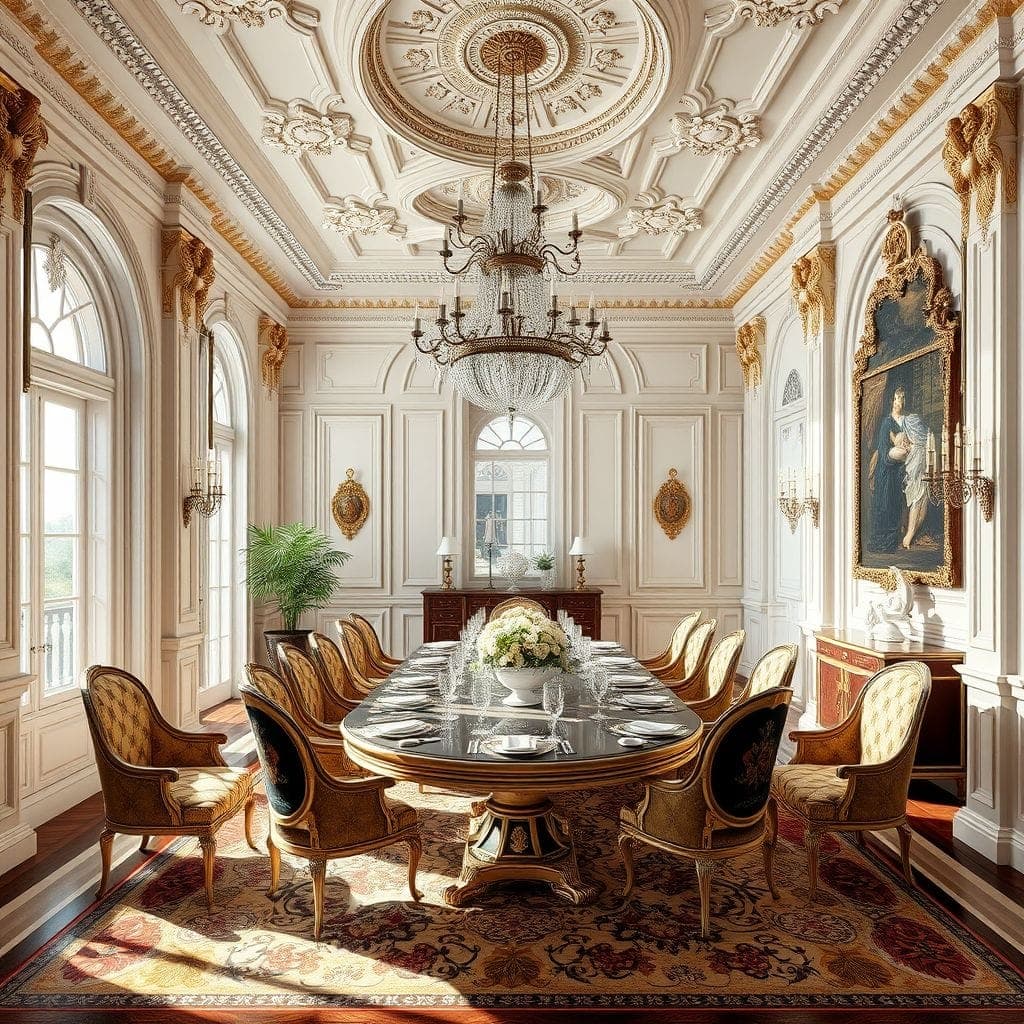 Baroque Dining Room design example 4