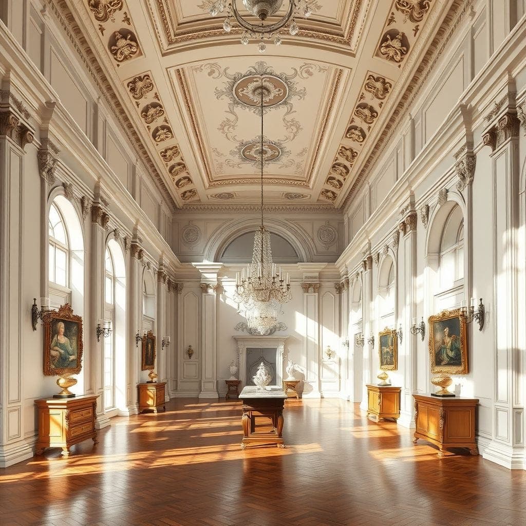 Baroque Exhibition Space design example 1