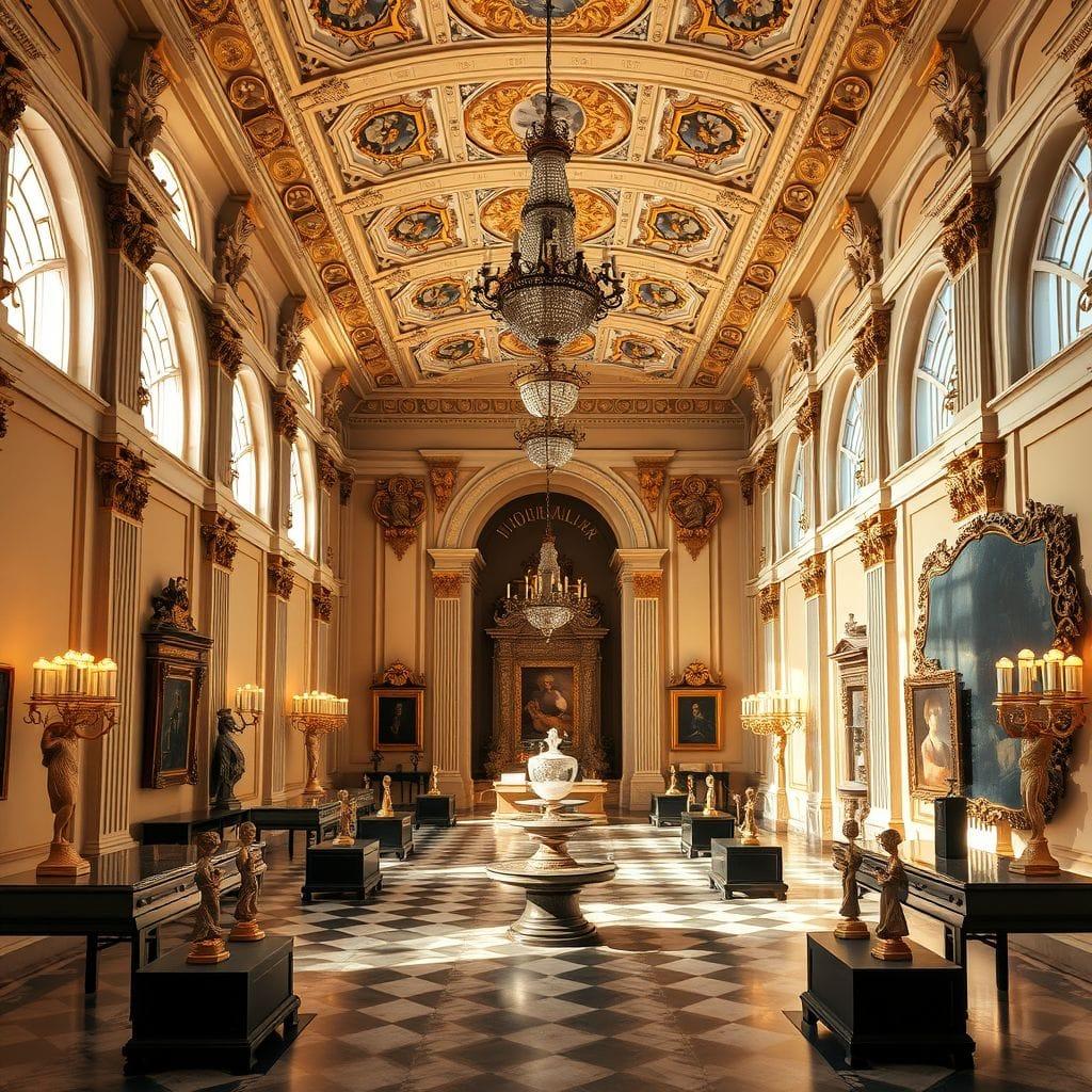 Baroque Exhibition Space design example 2