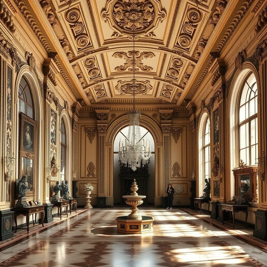 Baroque Exhibition Space design example 3