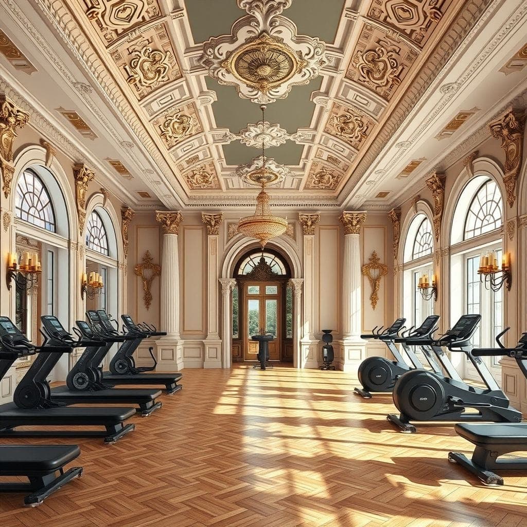 Baroque Gym design example 2