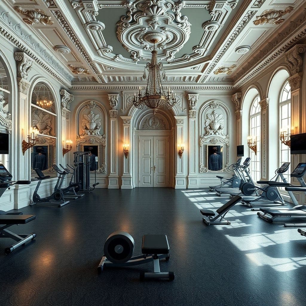 Baroque Gym design example 3