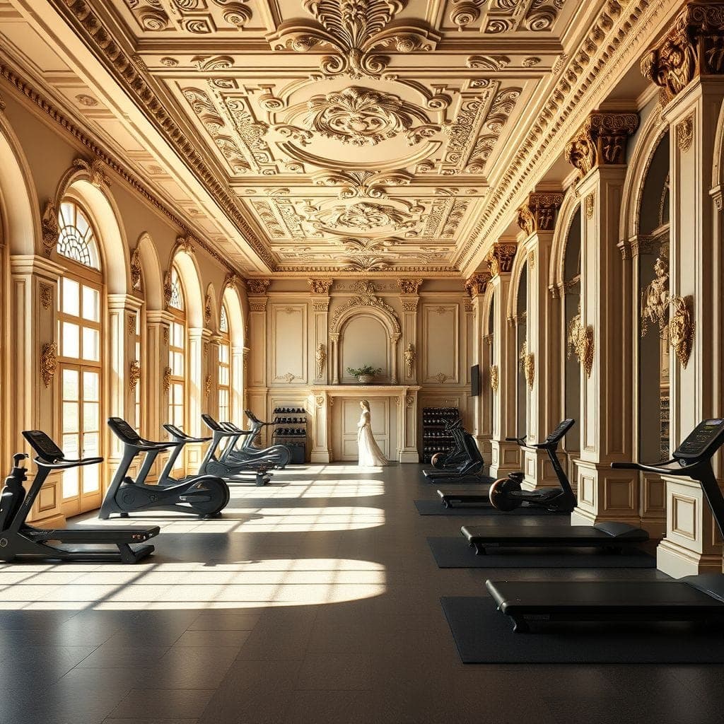 Baroque Gym design example 4