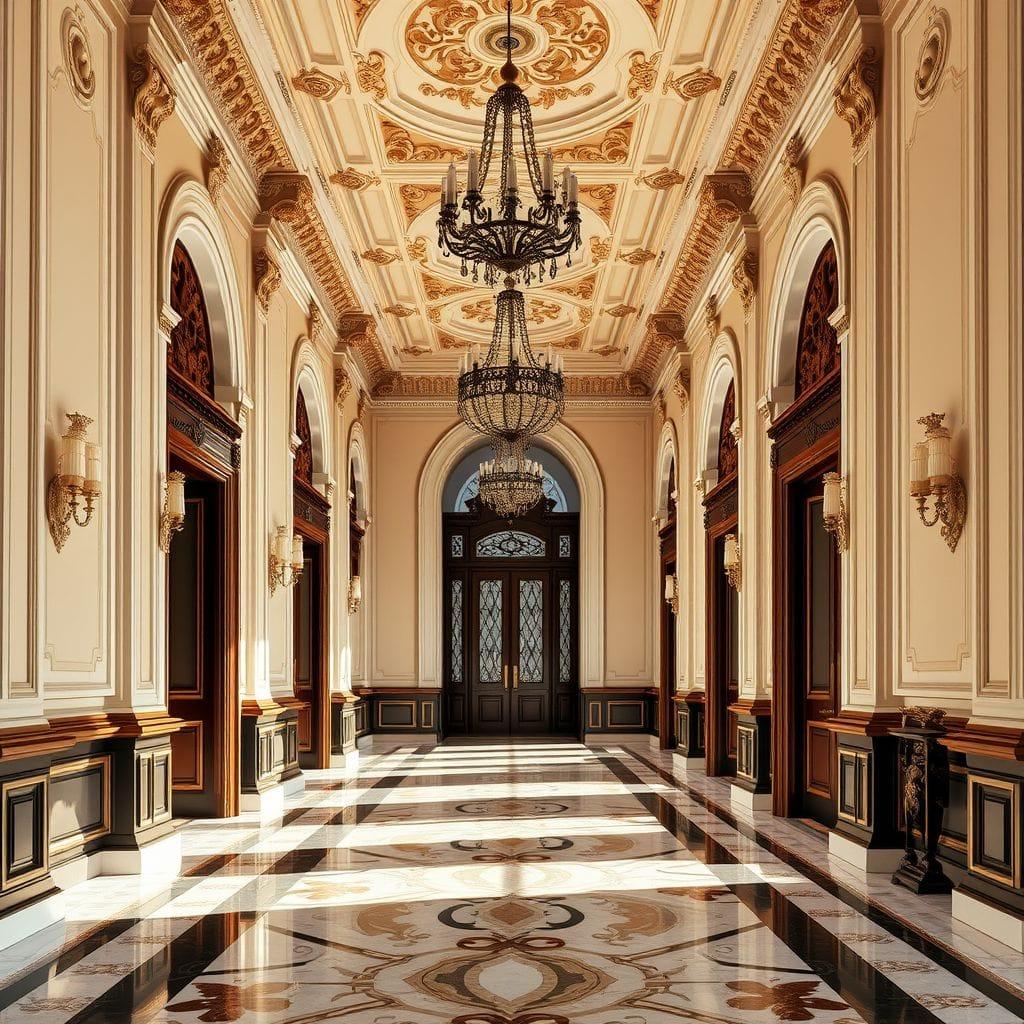 Baroque Hallway design example 1