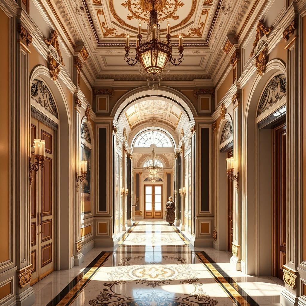 Baroque Hallway design example 4