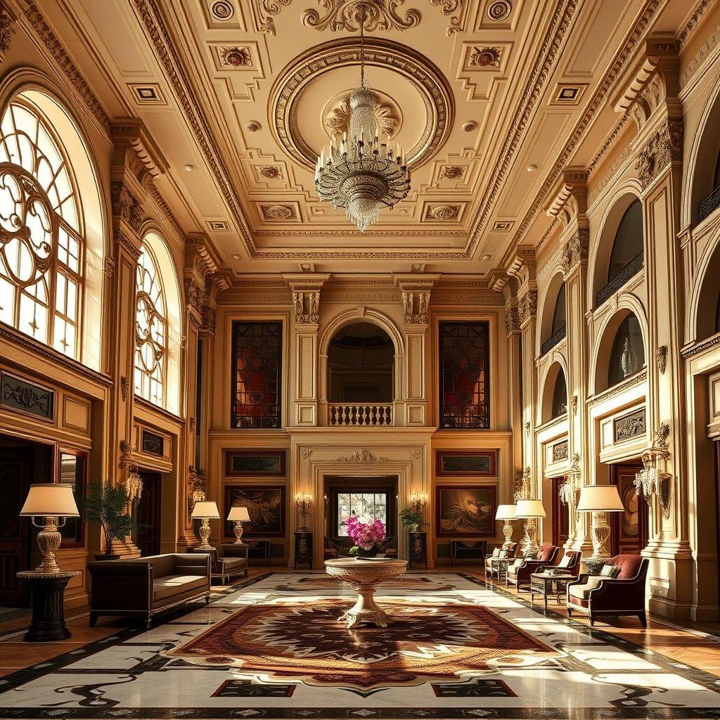 Baroque Hotel Lobby design example 3