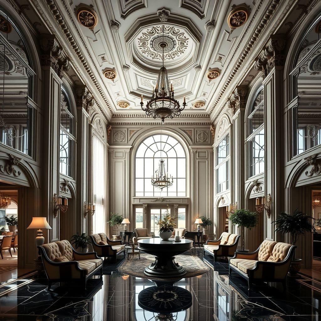 Baroque Hotel Lobby design example 4